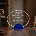 Crystal Memento Oval