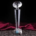 Premium Diamond Crystal Trophy Award